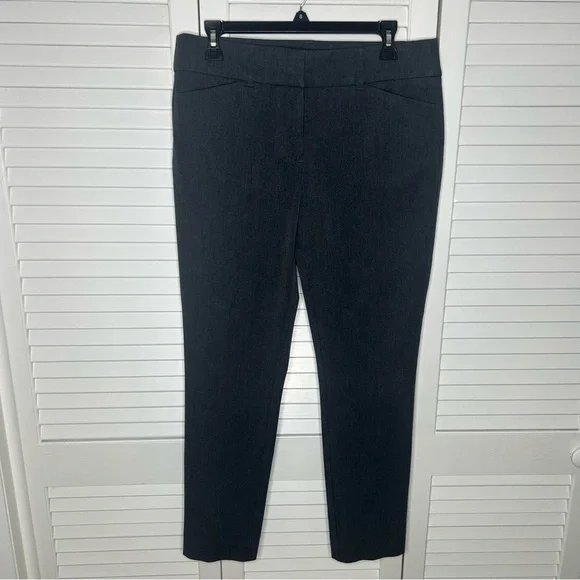 Loft Charcoal gray four pocket Women's Cropped Pants size 8 - Picture 1 of 16